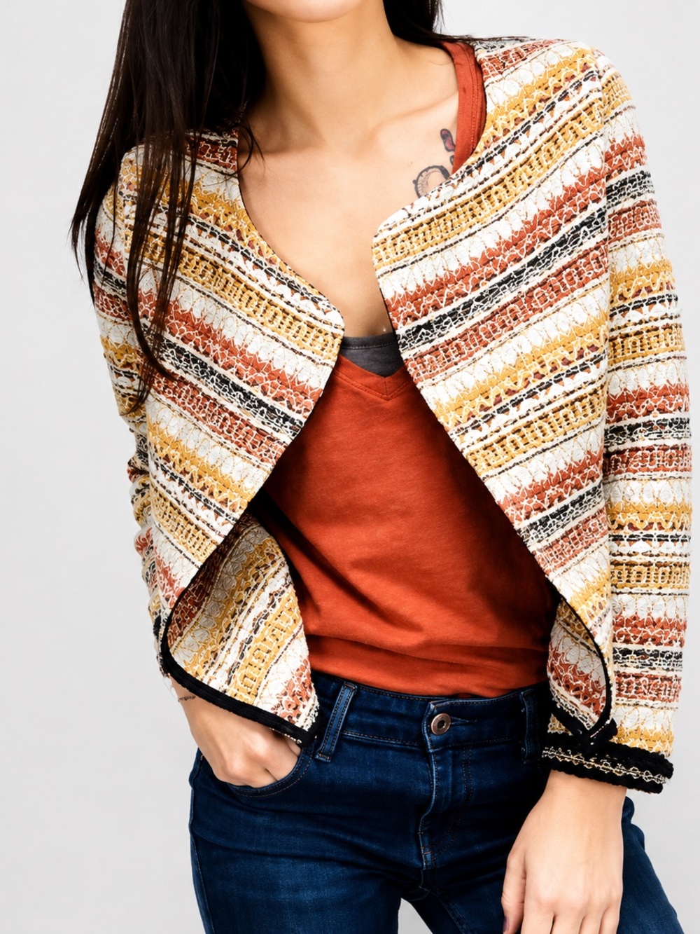 Zara Trafaluc Blazer Jacket Cardigan
Womens Size M